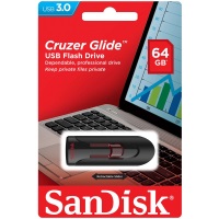 SANDISK 64GB CRUZER GLIDE USB 3.0 SDCZ600-064G-G35 USB BELLEK - 1